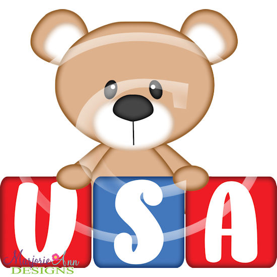 USA Peeker SVG Cutting Files/Paper Piecing + Clipart - Click Image to Close